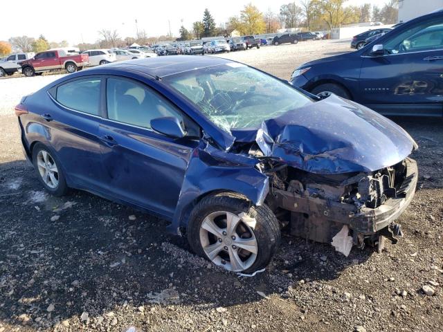 5NPDH4AE1GH738043 - 2016 HYUNDAI ELANTRA SE BLUE photo 4