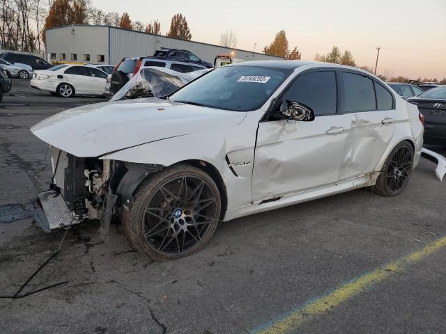 WBS8M9C58J5J78786 - 2018 BMW M3 WHITE photo 1