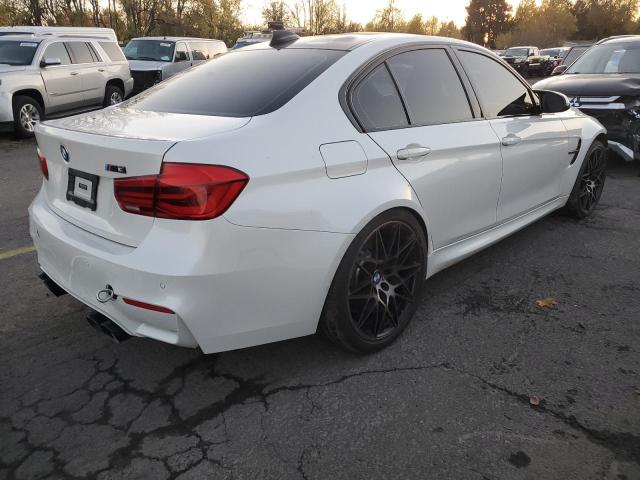 WBS8M9C58J5J78786 - 2018 BMW M3 WHITE photo 3