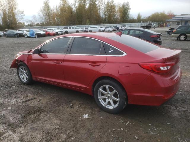 5NPE24AF4HH546518 - 2017 HYUNDAI SONATA SE RED photo 2