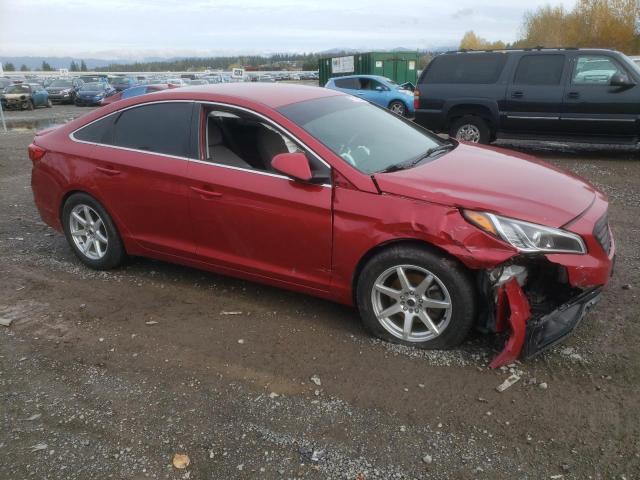 5NPE24AF4HH546518 - 2017 HYUNDAI SONATA SE RED photo 4