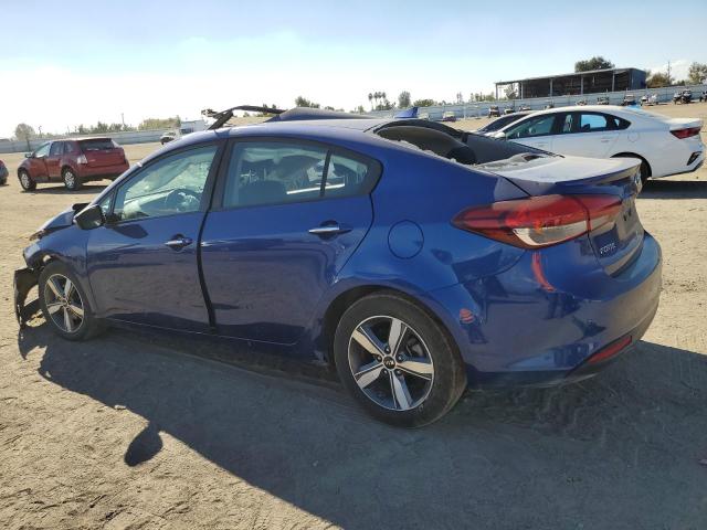 3KPFL4A75JE239797 - 2018 KIA FORTE LX BLUE photo 2