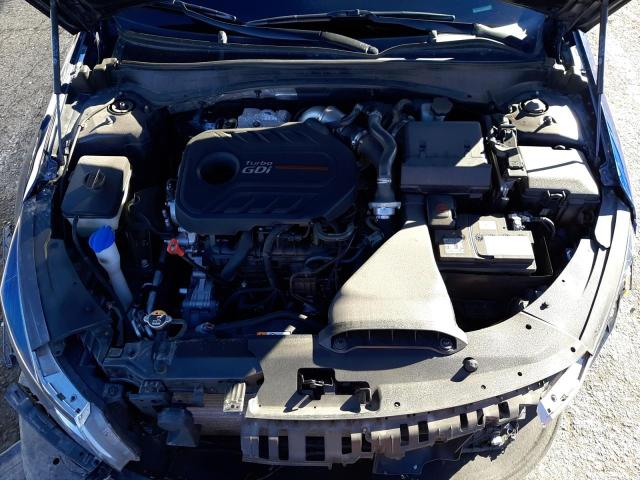 5XXGW4L26LG418017 - 2020 KIA OPTIMA SX BLUE photo 11