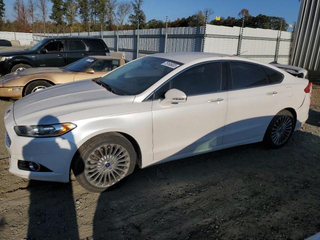 3FA6P0K99DR375267 - 2013 FORD FUSION TITANIUM WHITE photo 1