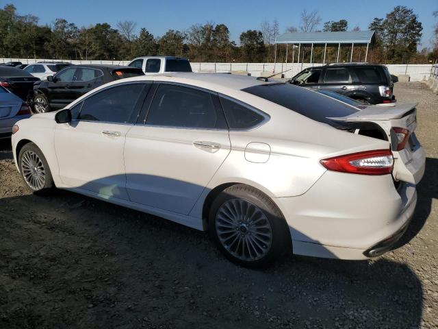 3FA6P0K99DR375267 - 2013 FORD FUSION TITANIUM WHITE photo 2