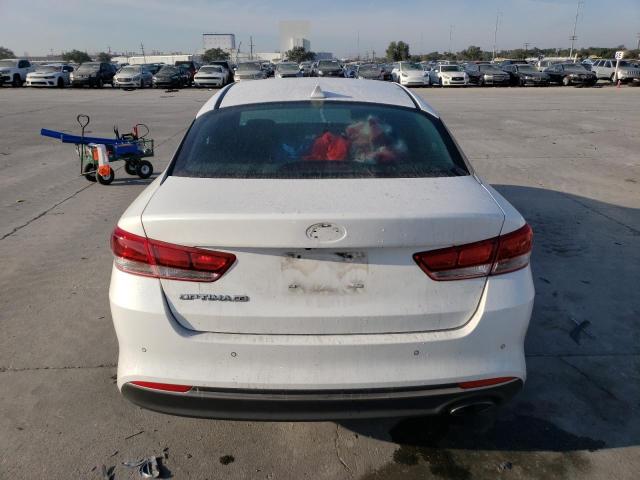 5XXGT4L31JG234148 - 2018 KIA OPTIMA LX WHITE photo 6