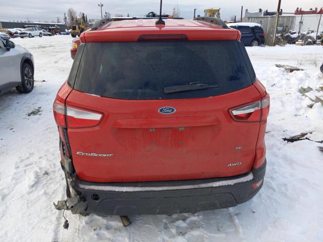 MAJ6S3GL6LC338761 - 2020 FORD ECOSPORT SE RED photo 6