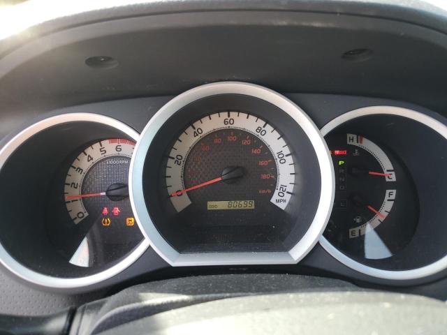 5TFJU4GN4EX062632 - 2014 TOYOTA TACOMA DOUBLE CAB PRERUNNER GRAY photo 9