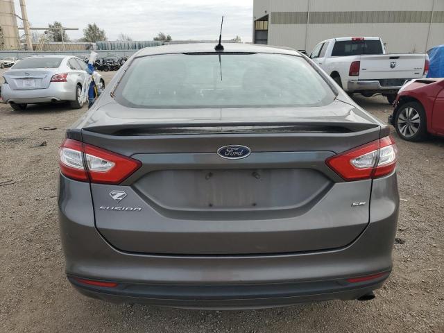 1FA6P0H72E5397721 - 2014 FORD FUSION SE GRAY photo 6