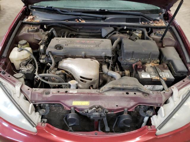 4T1BE32K15U056275 - 2005 TOYOTA CAMRY LE RED photo 11