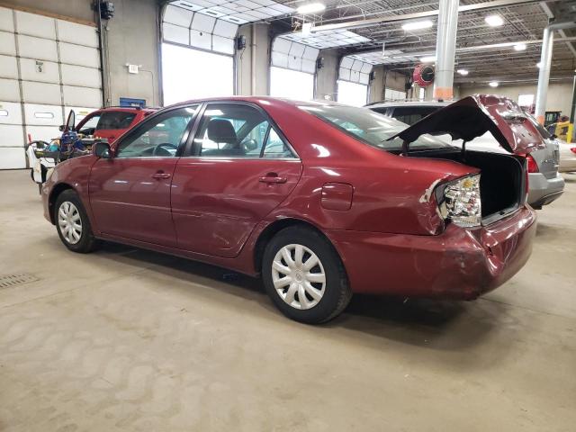 4T1BE32K15U056275 - 2005 TOYOTA CAMRY LE RED photo 2