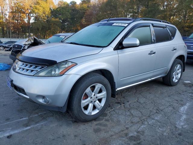 JN8AZ08W76W517101 - 2006 NISSAN MURANO SL SILVER photo 1