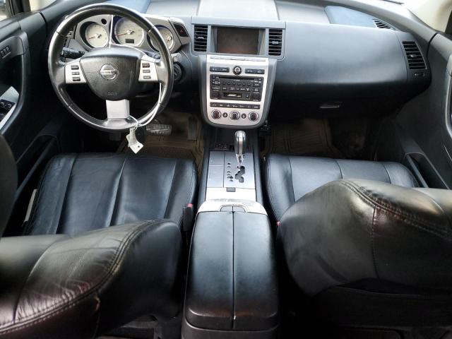 JN8AZ08W76W517101 - 2006 NISSAN MURANO SL SILVER photo 8