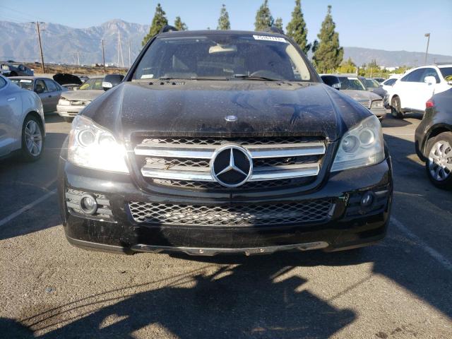 4JGBF71E57A147490 - 2007 MERCEDES-BENZ GL 450 4MATIC BLACK photo 5