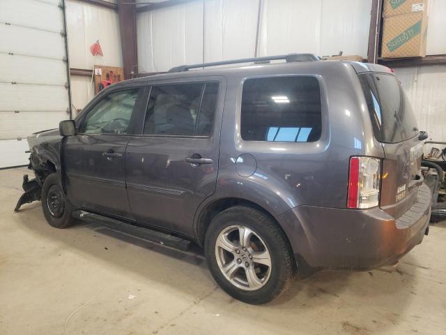 5FNYF4H5XEB504265 - 2014 HONDA PILOT EXL GRAY photo 2