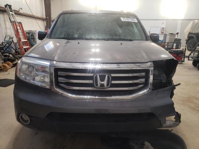 5FNYF4H5XEB504265 - 2014 HONDA PILOT EXL GRAY photo 5