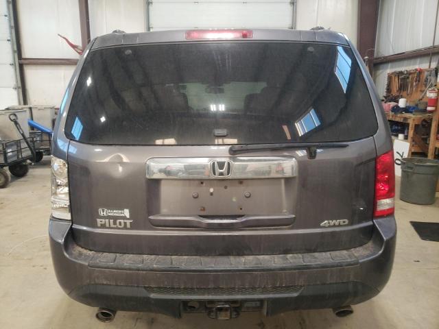 5FNYF4H5XEB504265 - 2014 HONDA PILOT EXL GRAY photo 6