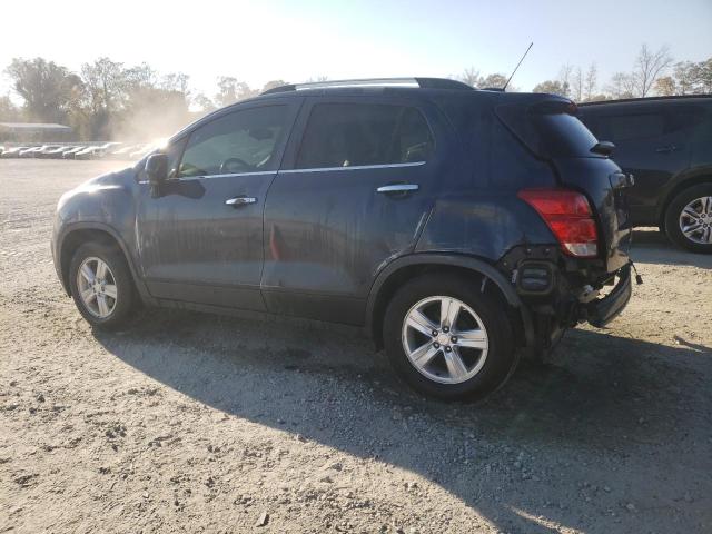 3GNCJLSB8JL332001 - 2018 CHEVROLET TRAX 1LT BLUE photo 2