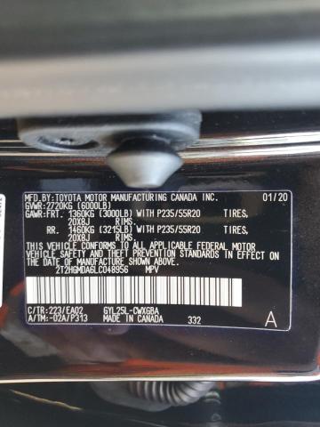 2T2HGMDA6LC048956 - 2020 LEXUS RX 450H BLACK photo 13