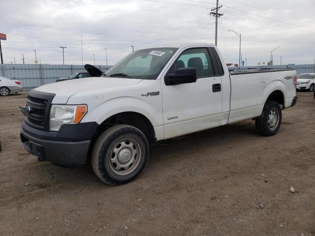 1FTNF1ET0DKE32515 - 2013 FORD F150 WHITE photo 1