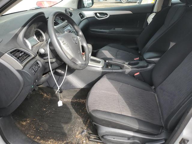 3N1AB7AP7EL668989 - 2014 NISSAN SENTRA S SILVER photo 7