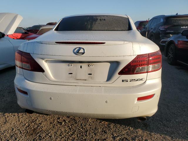 JTHFF2C25D2527669 - 2013 LEXUS IS 250 WHITE photo 6