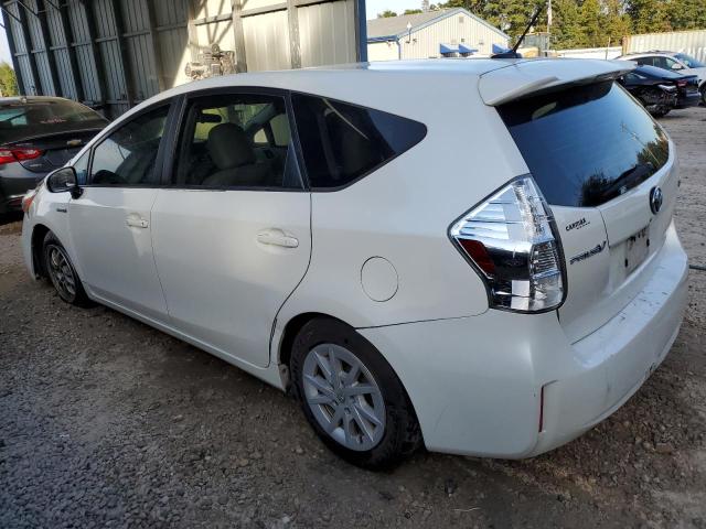 JTDZN3EU0C3021097 - 2012 TOYOTA PRIUS V WHITE photo 2