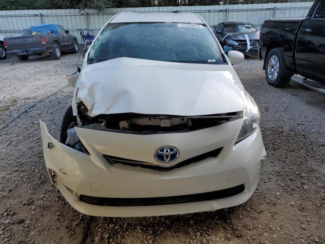 JTDZN3EU0C3021097 - 2012 TOYOTA PRIUS V WHITE photo 5