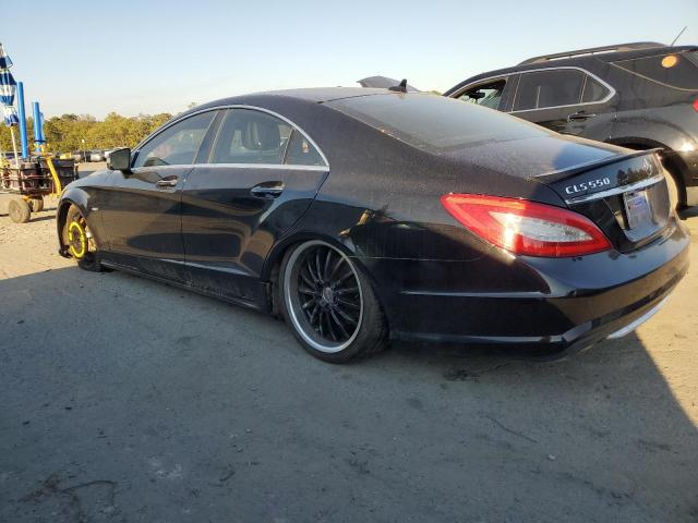 WDDLJ7DB6CA050257 - 2012 MERCEDES-BENZ CLS 550 BLACK photo 2