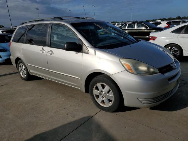 5TDZA23C44S160620 - 2004 TOYOTA SIENNA CE SILVER photo 4