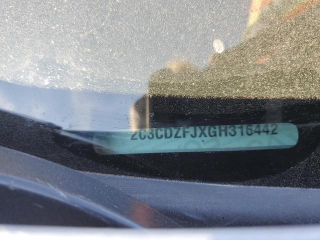 2C3CDZFJXGH316442 - 2016 DODGE CHALLENGER R/T SCAT PACK GRAY photo 12