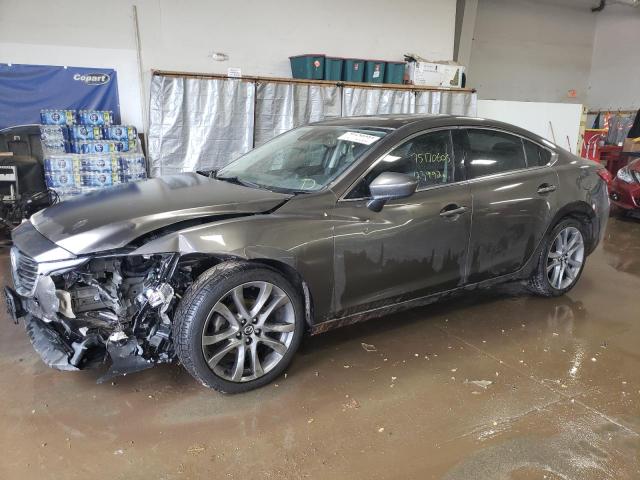 JM1GJ1W5XG1423743 - 2016 MAZDA 6 GRAND TOURING GRAY photo 1