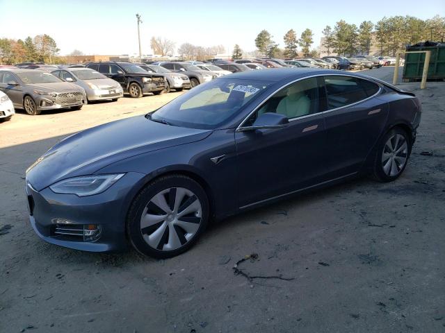 5YJSA1E25LF416749 - 2020 TESLA MODEL S GRAY photo 1