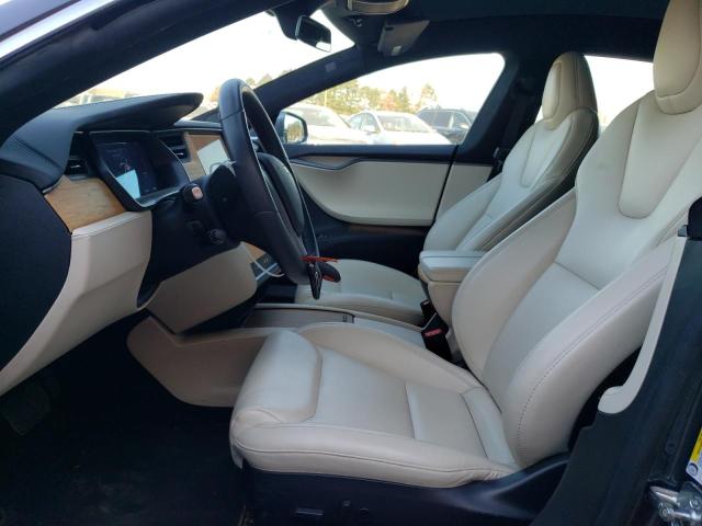 5YJSA1E25LF416749 - 2020 TESLA MODEL S GRAY photo 7