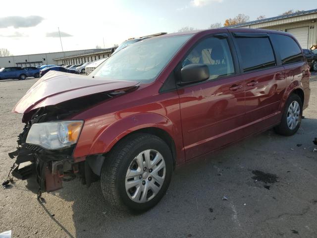 2C4RDGBG5ER450819 - 2014 DODGE GRAND CARA SE MAROON photo 1