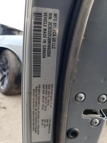 2C3CDZFJ0MH662558 - 2021 DODGE CHALLENGER R/T SCAT PACK GRAY photo 13