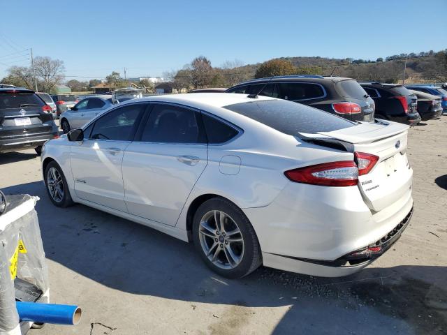 3FA6P0RU3FR189043 - 2015 FORD FUSION TITANIUM HEV WHITE photo 2