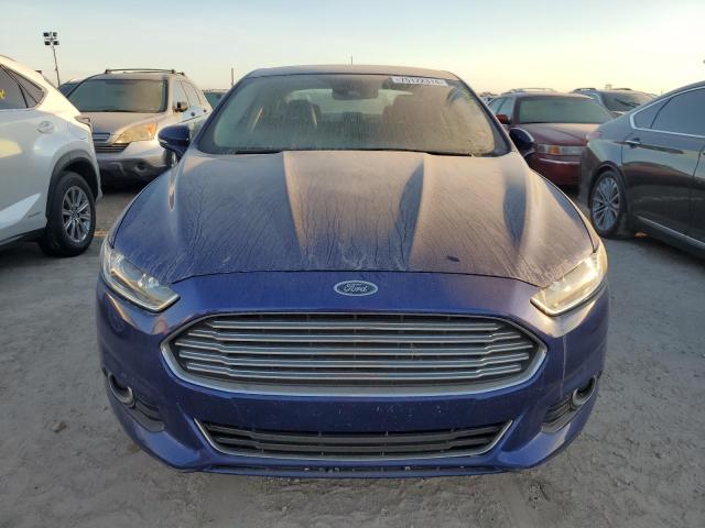 3FA6P0K90DR138490 - 2013 FORD FUSION TITANIUM BLUE photo 5