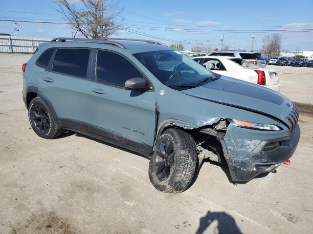 1C4PJMBS9FW704284 - 2015 JEEP CHEROKEE TRAILHAWK GRAY photo 4