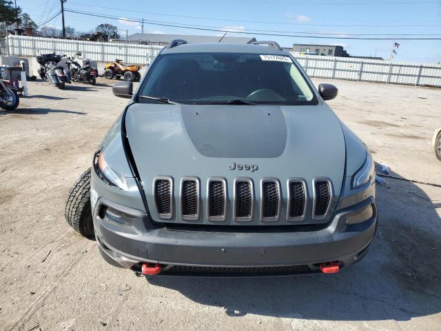 1C4PJMBS9FW704284 - 2015 JEEP CHEROKEE TRAILHAWK ნაცრისფერი ფოტო 5