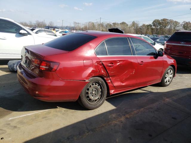 3VW2B7AJ1HM389885 - 2017 VOLKSWAGEN JETTA S RED photo 3