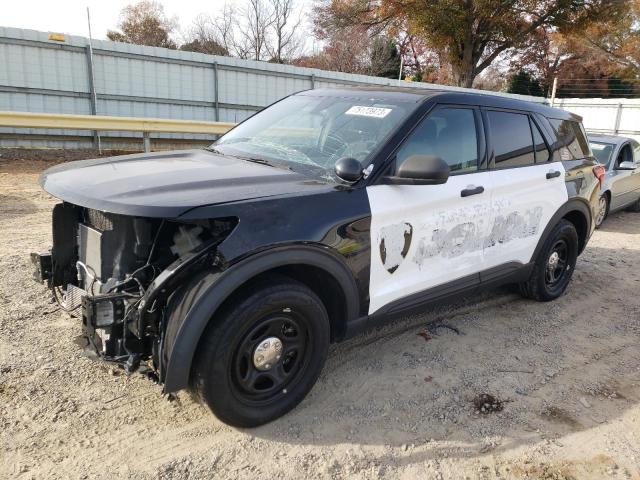 1FM5K8AB8MGA17880 - 2021 FORD EXPLORER POLICE INTERCEPTOR ორფეროვანი ფოტო 1