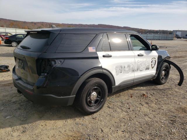 1FM5K8AB8MGA17880 - 2021 FORD EXPLORER POLICE INTERCEPTOR ორფეროვანი ფოტო 3