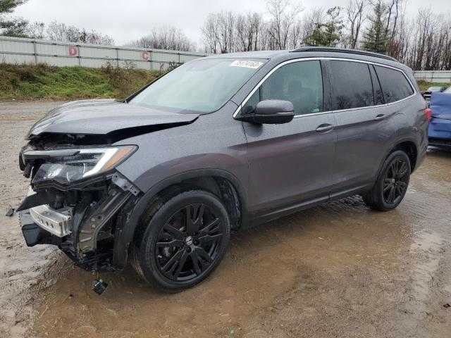 5FNYF6H25NB055739 - 2022 HONDA PILOT SE CHARCOAL photo 1