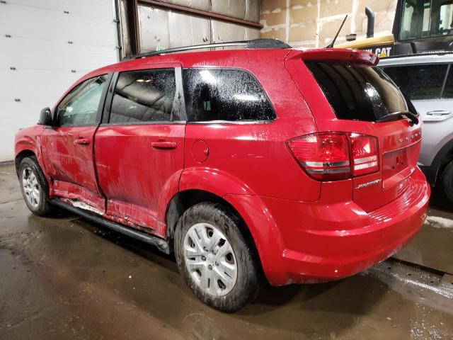 3C4PDCAB5HT569168 - 2017 DODGE JOURNEY SE RED photo 2