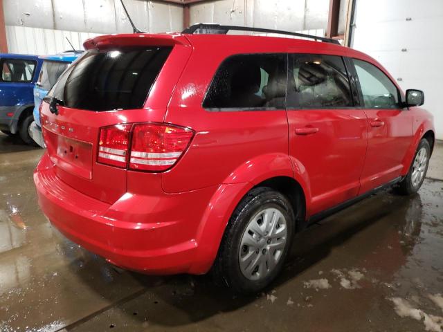 3C4PDCAB5HT569168 - 2017 DODGE JOURNEY SE RED photo 3