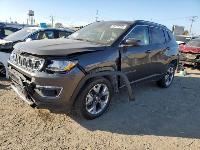 3C4NJDCB8LT146192 - 2020 JEEP COMPASS LIMITED BROWN photo 1