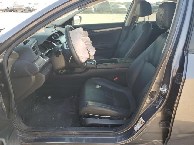 JHMFC1F74JX005799 - 2018 HONDA CIVIC EXL გრაფიტი ფოტო 7