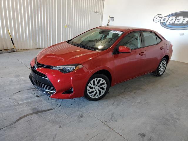 5YFBURHE0HP706467 - 2017 TOYOTA COROLLA L RED photo 1