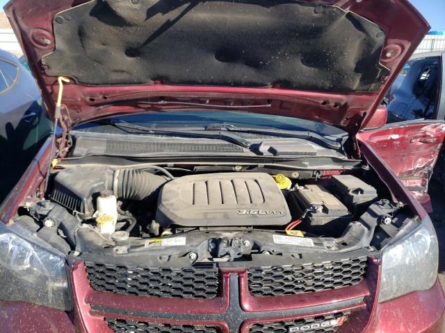 2C4RDGEG0JR341271 - 2018 DODGE GRAND CARA GT RED photo 12